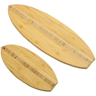 Mycie deski surfingowej w kształcie bambusa rzeźnik blok deska do krojenia drewna 2szt